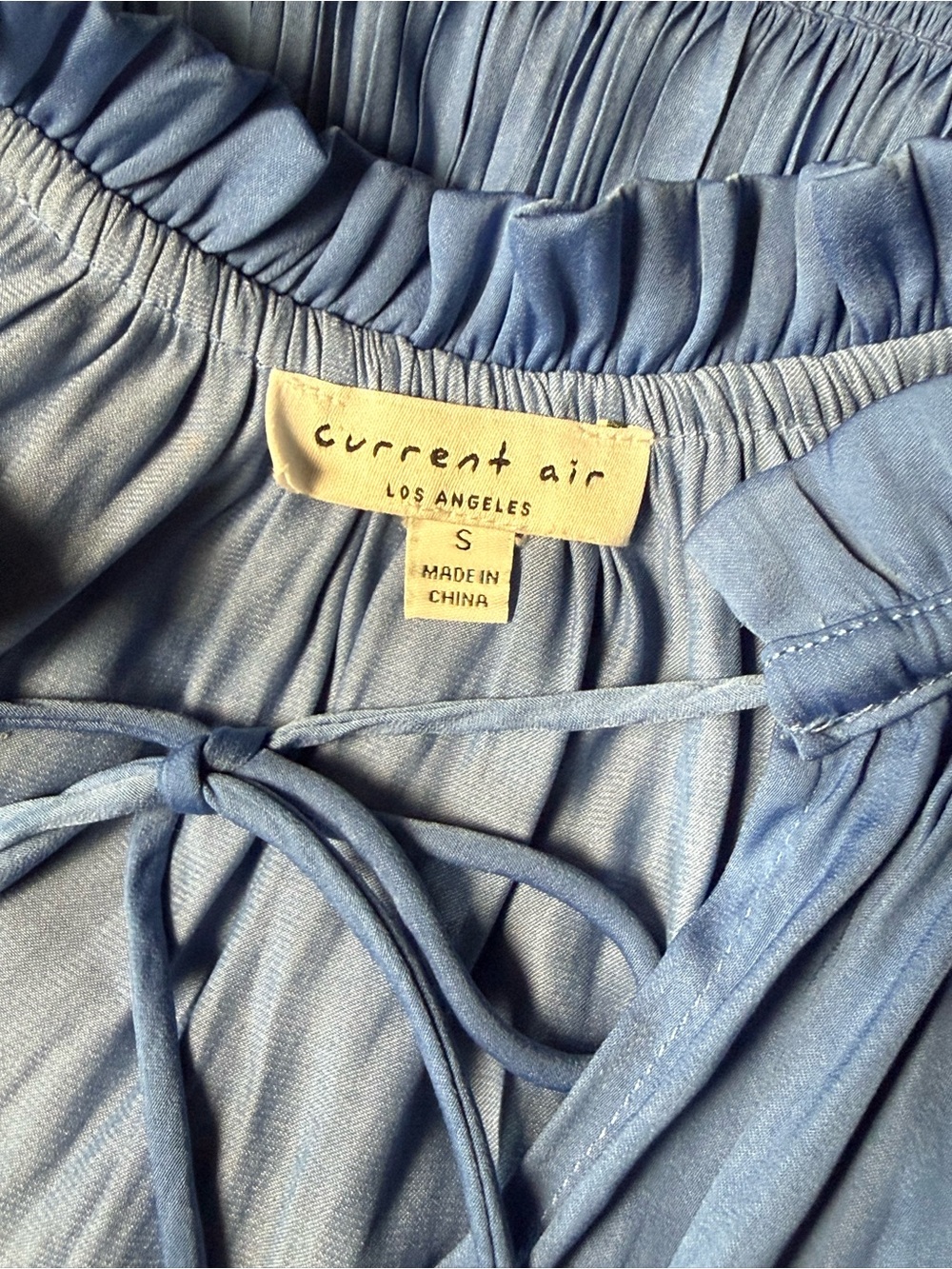 Current Air Cara pleated mini dress blue SMALL - Picture 4 of 8